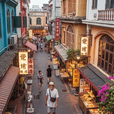 Close-up of a mechanic checking motorcycle tires with tools